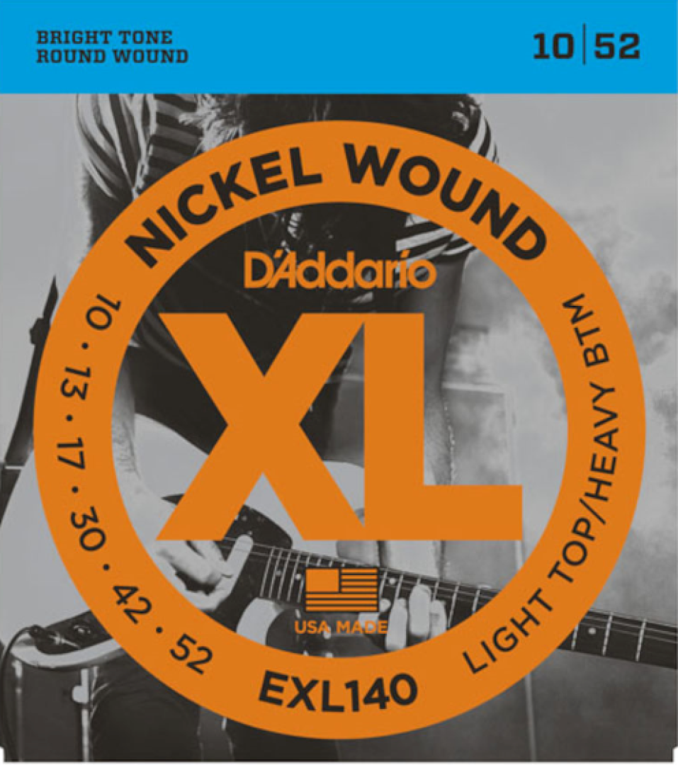 D'Addario EXL140 'Light Top/ Heavy Bottom'